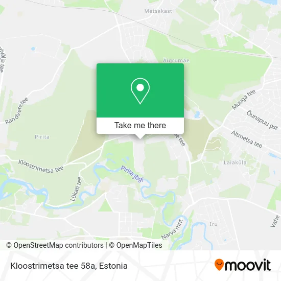 Карта Kloostrimetsa tee 58a