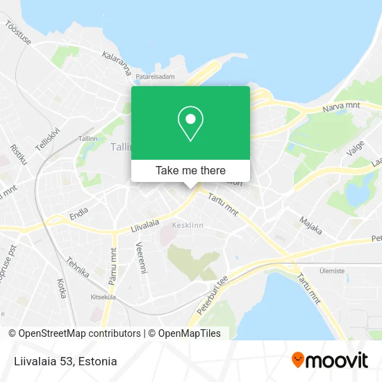 Liivalaia 53 map