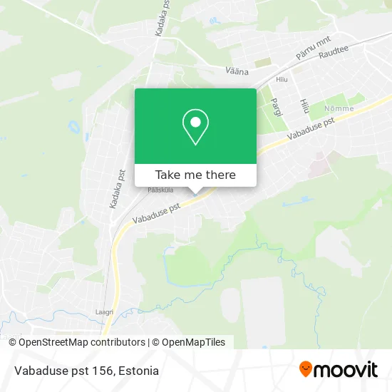 Карта Vabaduse pst 156