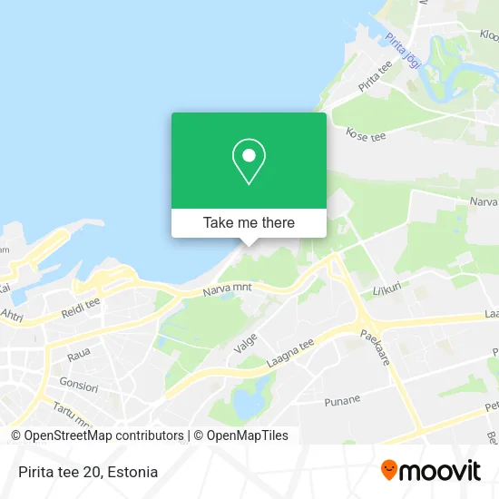 Pirita tee 20 map