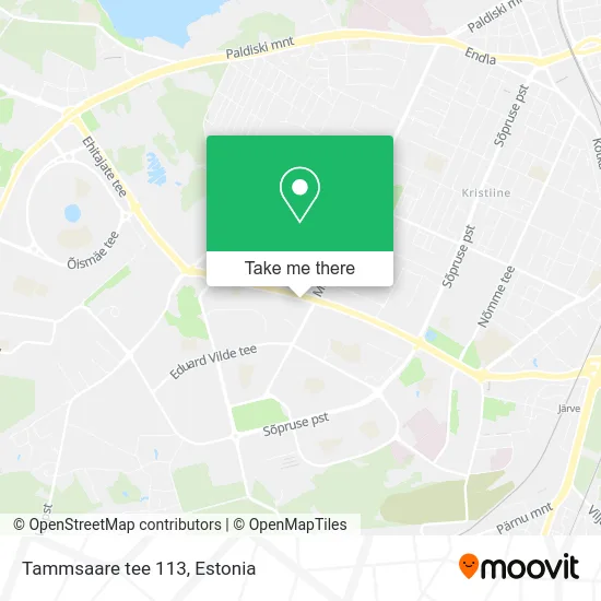 Карта Tammsaare tee 113