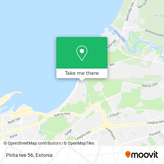 Pirita tee 56 map