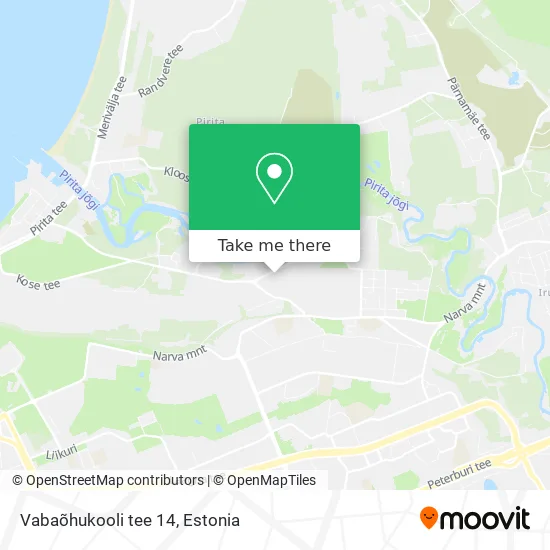 Карта Vabaõhukooli tee 14