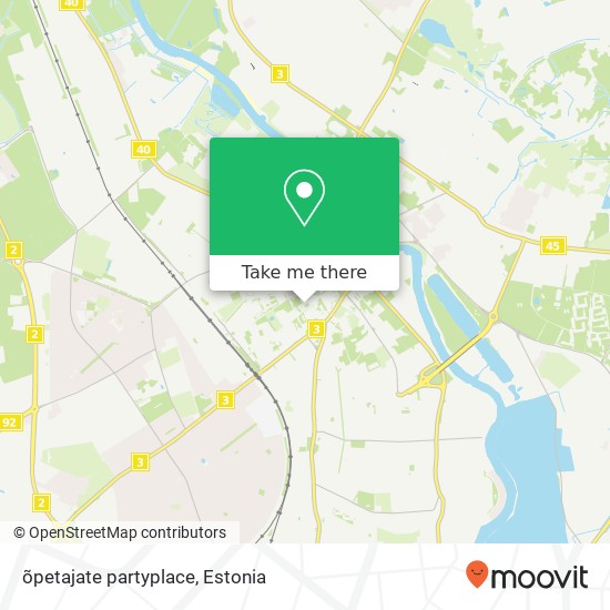 õpetajate partyplace map