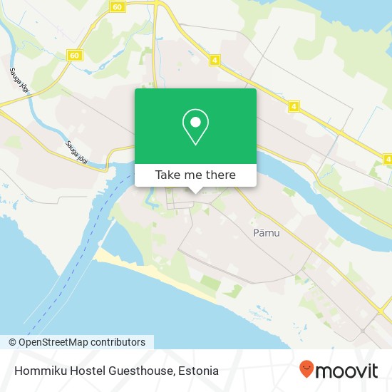 Hommiku Hostel Guesthouse map
