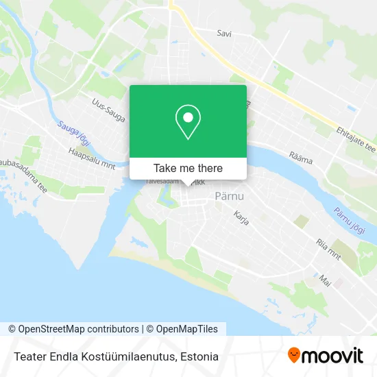 Карта Teater Endla Kostüümilaenutus