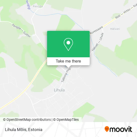 Карта Lihula Mõis