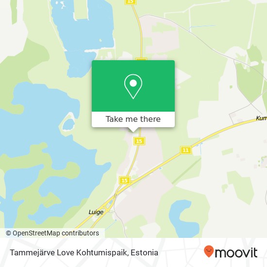 Tammejärve Love Kohtumispaik map