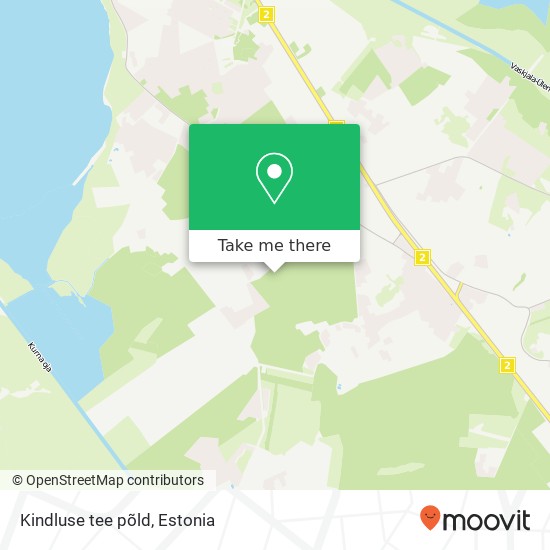 Kindluse tee põld map