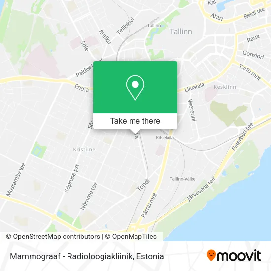 Mammograaf - Radioloogiakliinik map