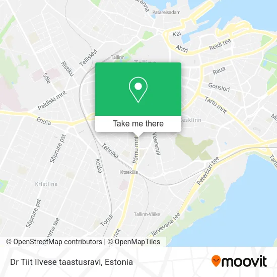 Карта Dr Tiit Ilvese taastusravi