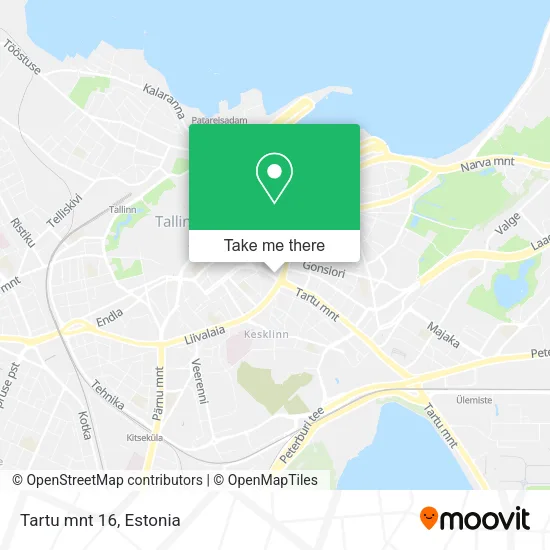 Карта Tartu mnt 16