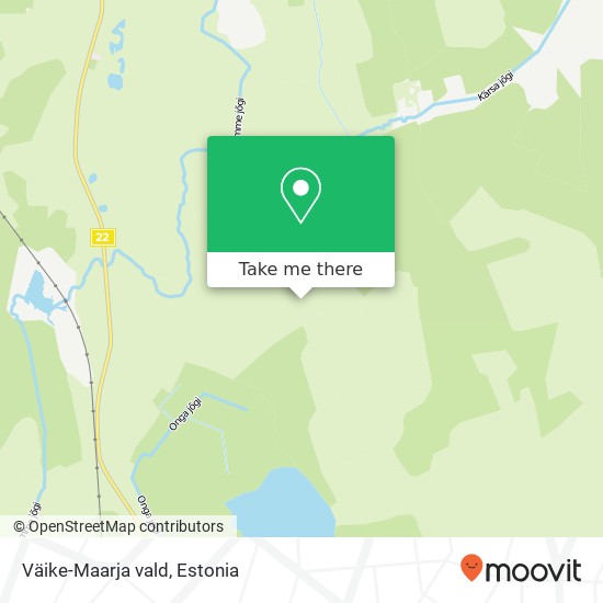 Väike-Maarja vald map