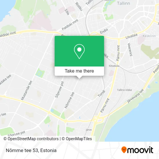 Nõmme tee 53 map