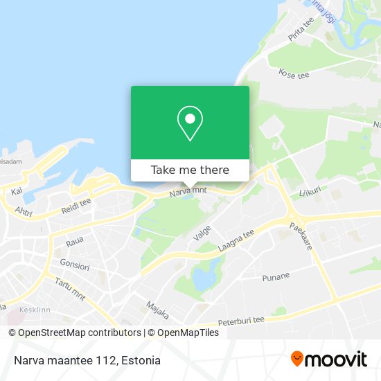 Narva maantee 112 map