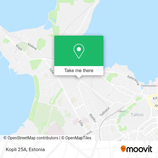 Kopli 25A map