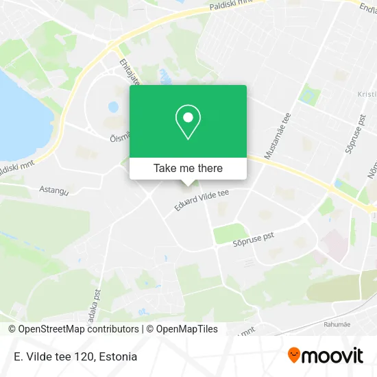 E. Vilde tee 120 map