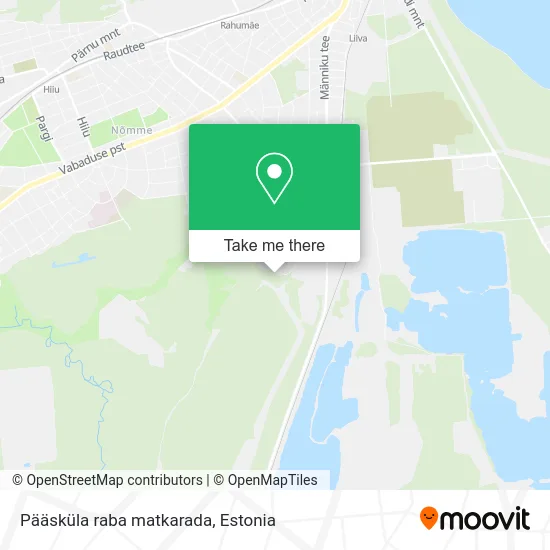 Карта Pääsküla raba matkarada