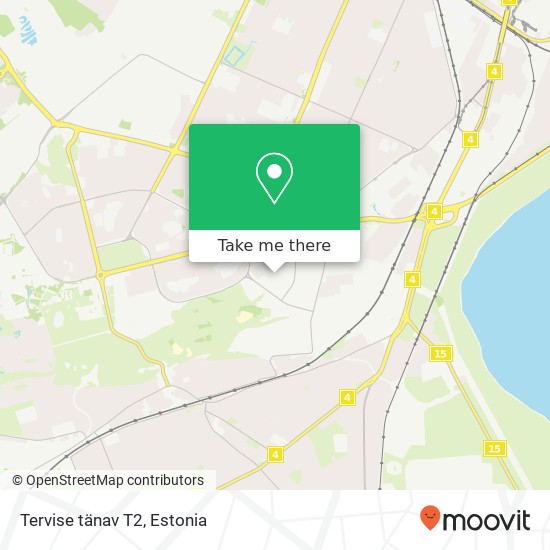 Tervise tänav T2 map