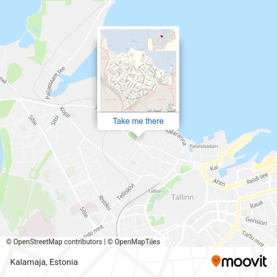 Kalamaja map
