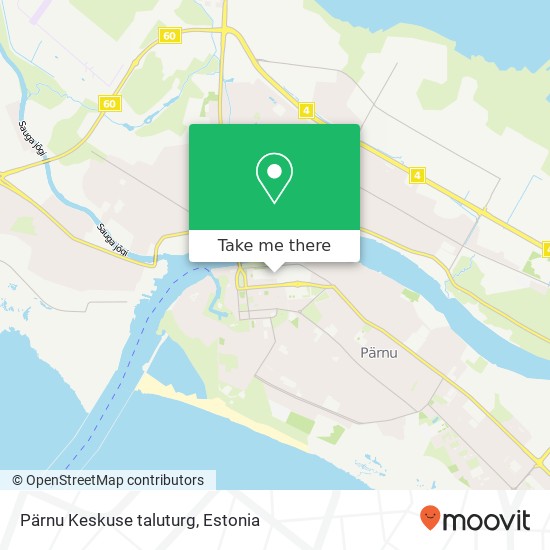 Карта Pärnu Keskuse taluturg