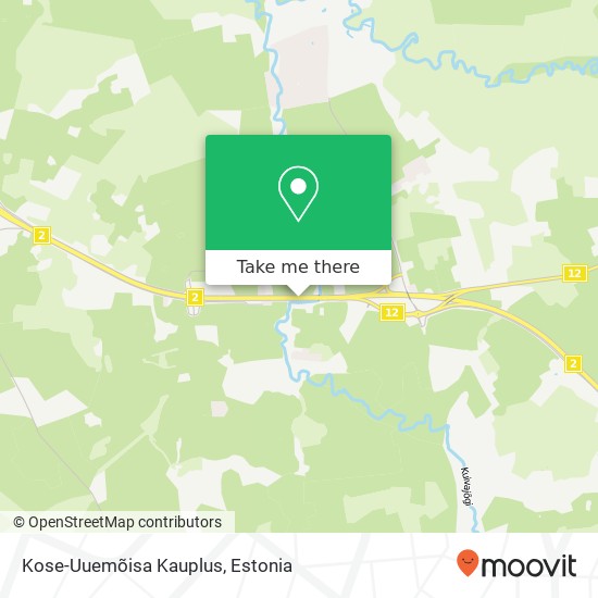 Kose-Uuemõisa Kauplus map