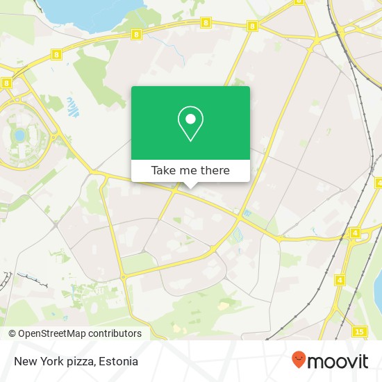 New York pizza map