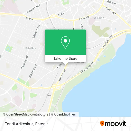 Tondi Ärikeskus map