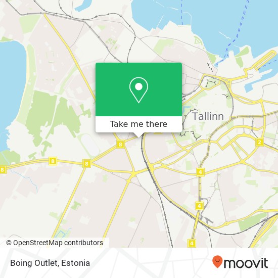 Boing Outlet map