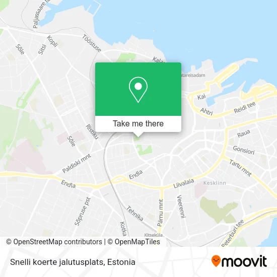Карта Snelli koerte jalutusplats