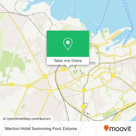 Meriton Hotel Swimming Pool map