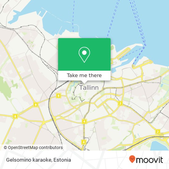 Gelsomino karaoke map