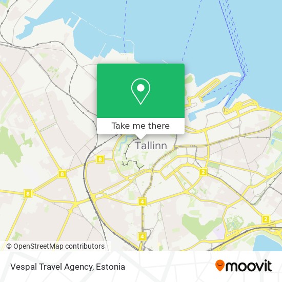 Vespal Travel Agency map