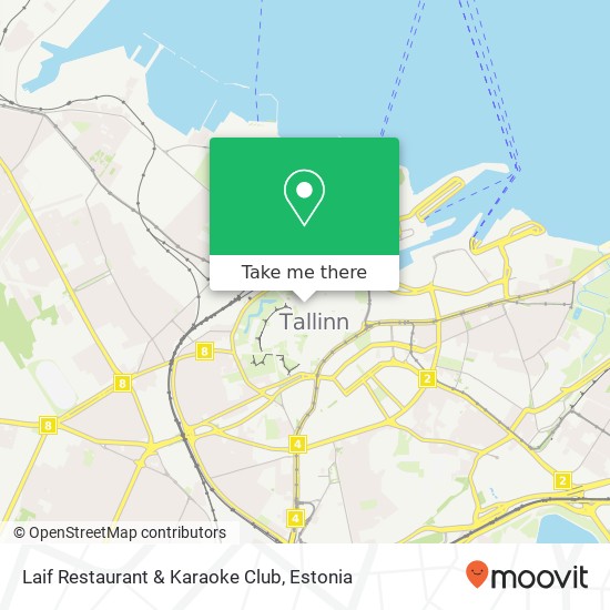Карта Laif Restaurant & Karaoke Club