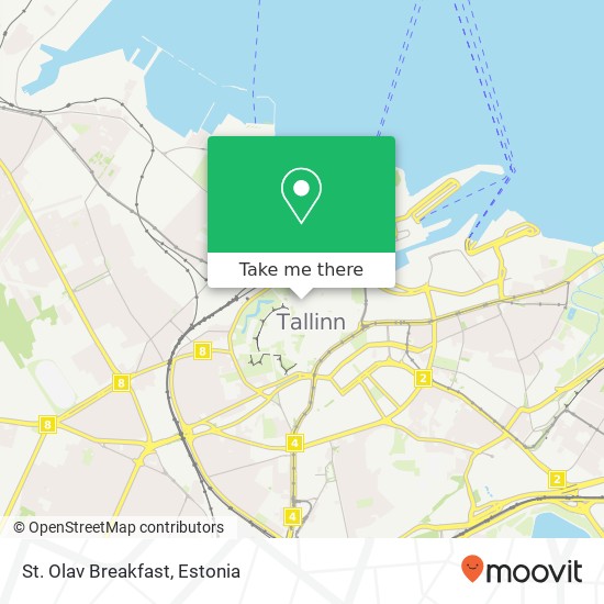 St. Olav Breakfast map