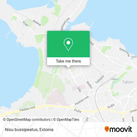Nisu bussipeatus map
