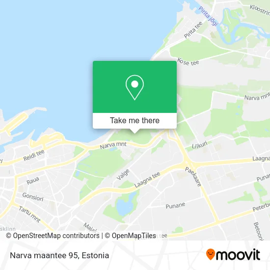 Narva maantee 95 map