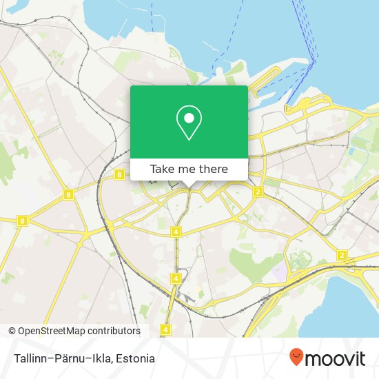 Tallinn–Pärnu–Ikla map