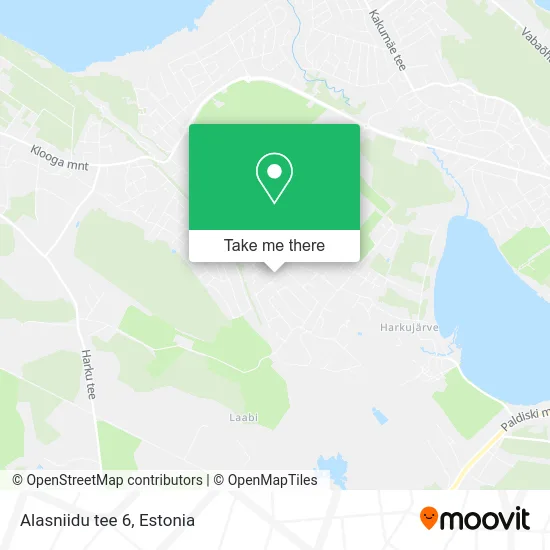 Карта Alasniidu tee 6