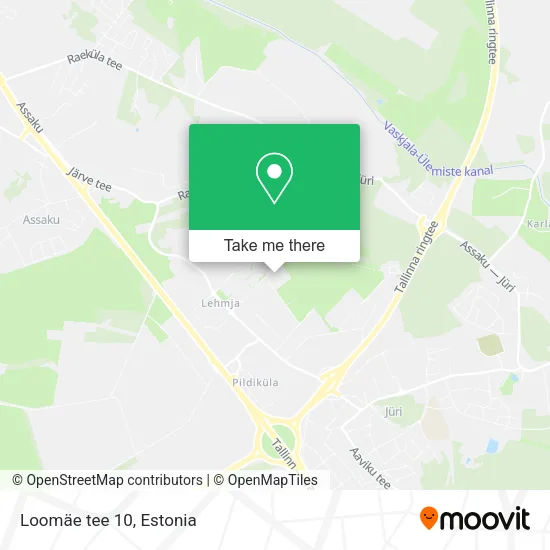 Loomäe tee 10 map