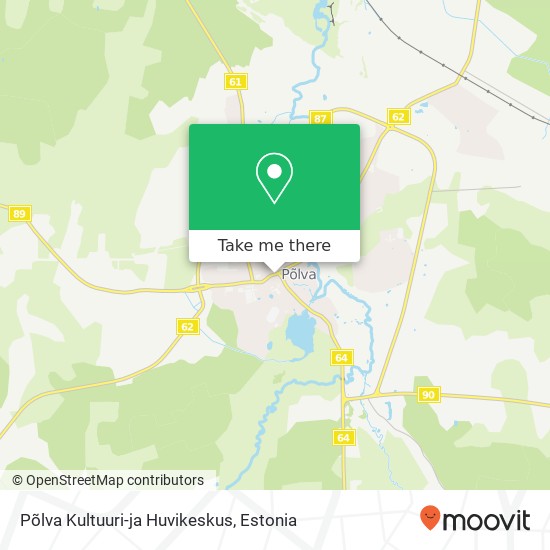 Põlva Kultuuri-ja Huvikeskus map