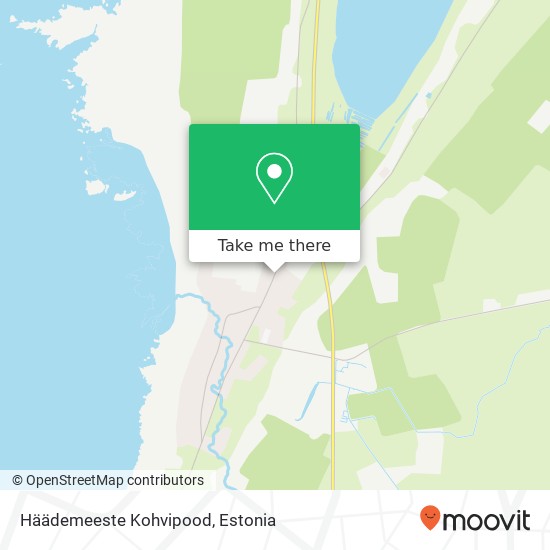 Карта Häädemeeste Kohvipood, Pärnu maantee 86001 Häädemeeste