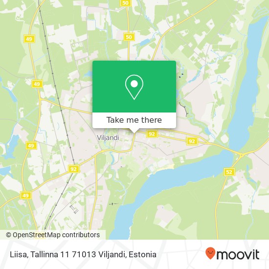 Liisa, Tallinna 11 71013 Viljandi map