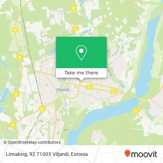 Linnaking, 92 71003 Viljandi map