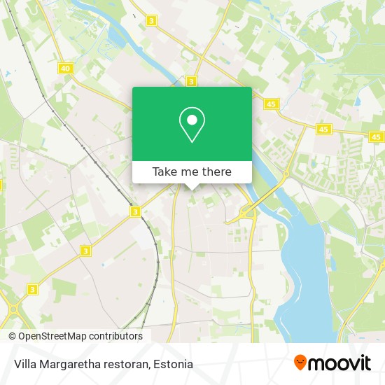 Карта Villa Margaretha restoran