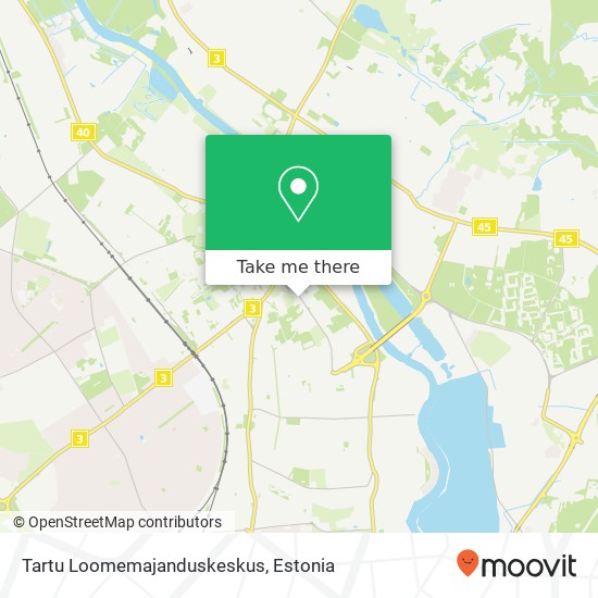 Карта Tartu Loomemajanduskeskus