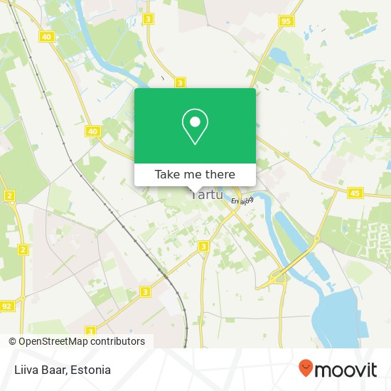 Карта Liiva Baar, Lossi 51003 Tartu