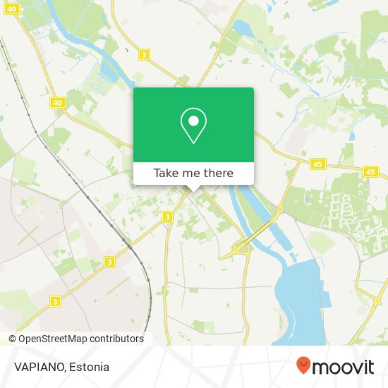 VAPIANO, Aleksandri 51004 Tartu map