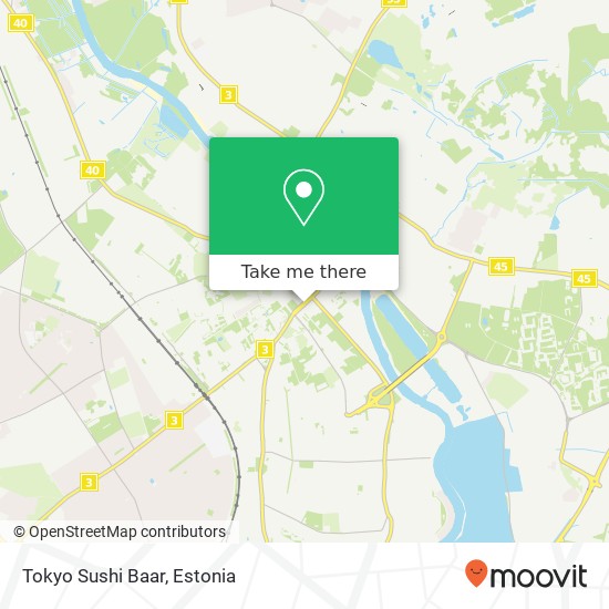 Tokyo Sushi Baar, Riia 2 51004 Tartu map