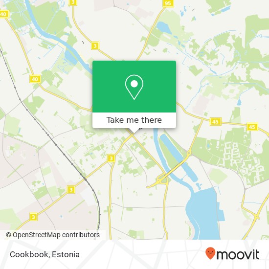 Карта Cookbook, 51014 Tartu